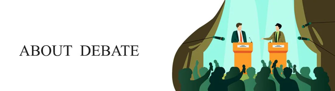 About debate banner