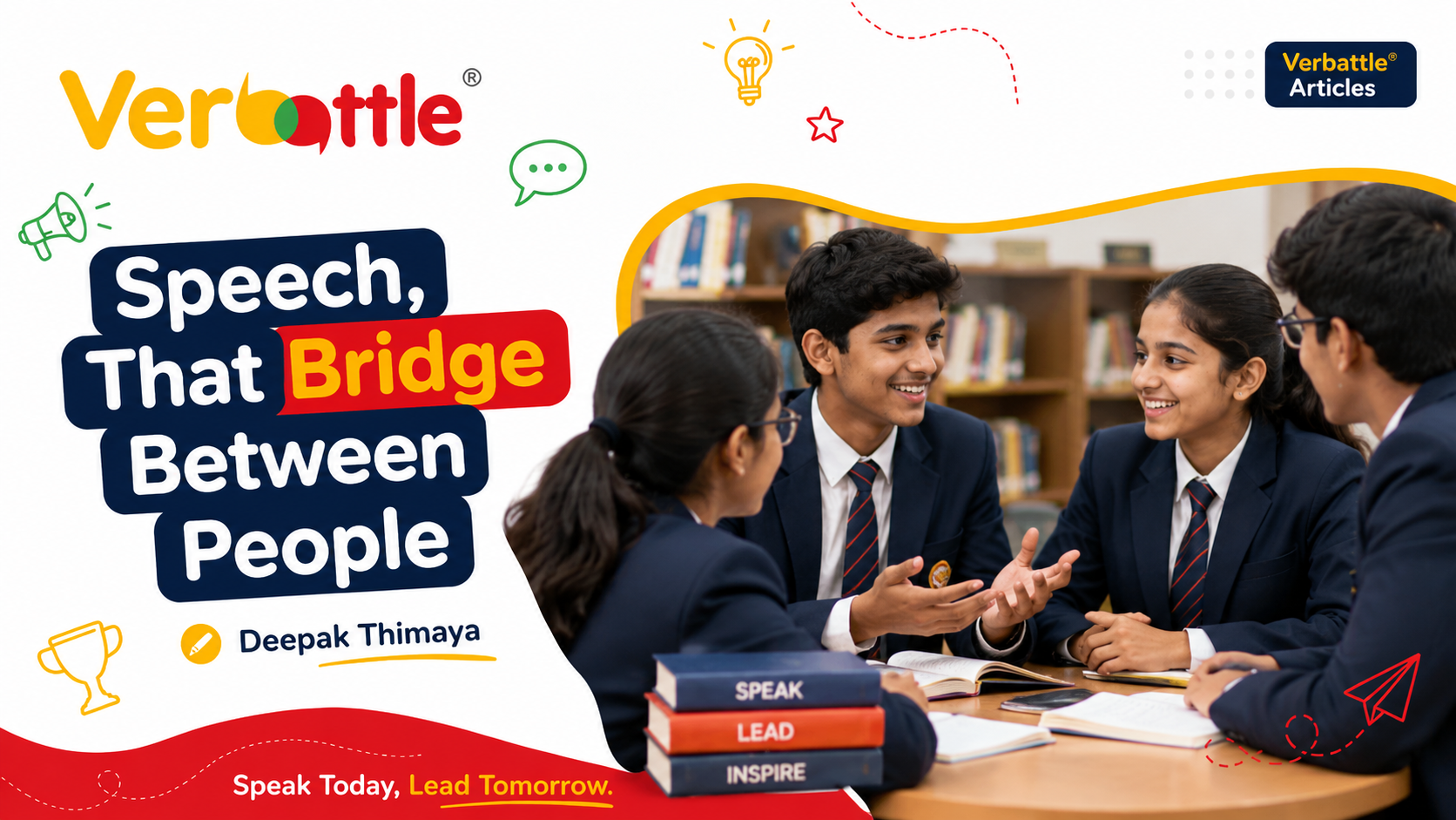 Senior students taking part in a debate
